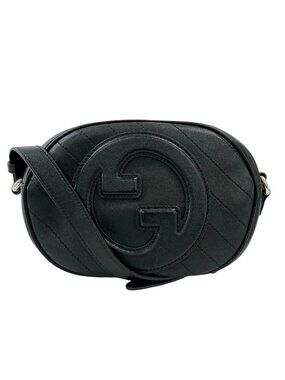 Gucci Shoulder Bag Black Blanc